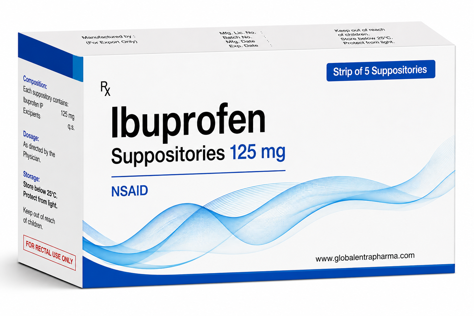 Ibuprofen Suppositories Manufacturer